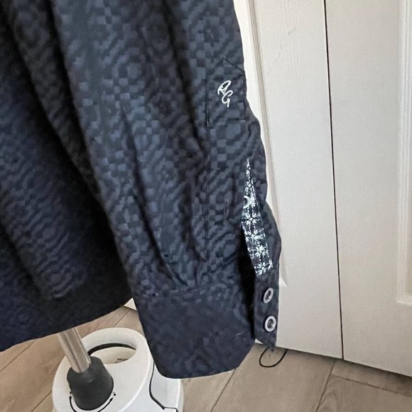 Robert Graham Geometric Pattern Button Up Casual Shirt Men's Large Long Sleeve - Picture 6 of 8